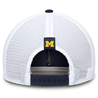 Men's Jordan Brand Michigan Wolverines Navy/White Adjustable Trucker Hat