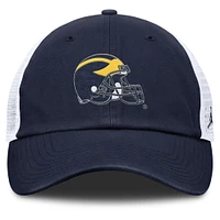 Casquette ajustable Jordan Brand bleu marine/blanc pour homme, Michigan Wolverines Club
