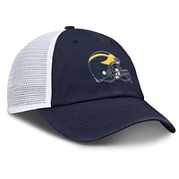 Casquette ajustable Jordan Brand bleu marine/blanc pour homme, Michigan Wolverines Club