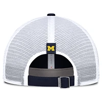 Casquette ajustable Jordan Brand bleu marine/blanc pour homme, Michigan Wolverines Club