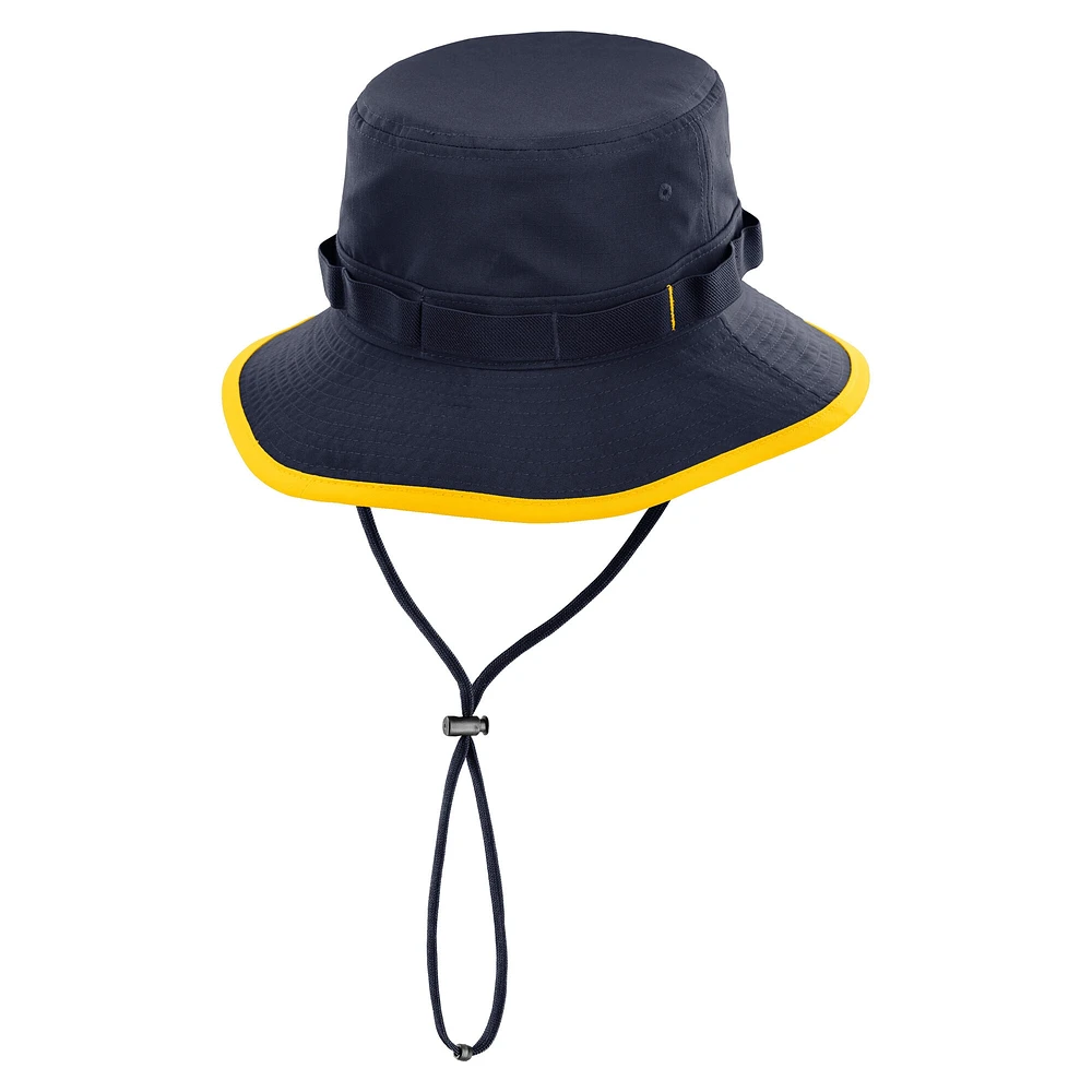 Men's Jordan Brand Navy Michigan Wolverines Apex Swoosh Boonie Hat