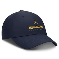 Men's Jordan Brand Navy Michigan Wolverines Club Performance Adjustable Hat