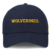 Men's Jordan Brand Navy Michigan Wolverines Club Tri-Glide Adjustable Hat