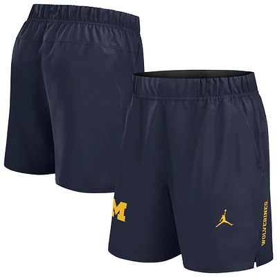 Men's Jordan Brand Navy Michigan Wolverines Primetime Woven Victory Performance Shorts
