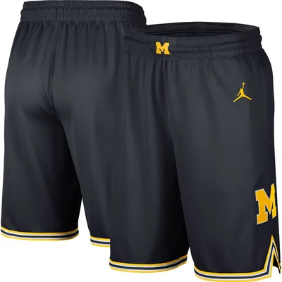 Jordan Brand Short de performance pour homme Michigan Wolverines Replica bleu marine