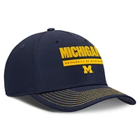Men's Jordan Brand Navy Michigan Wolverines Rise Adjustable Hat