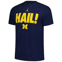 Men's Jordan Brand  Navy Michigan Wolverines Team T-Shirt