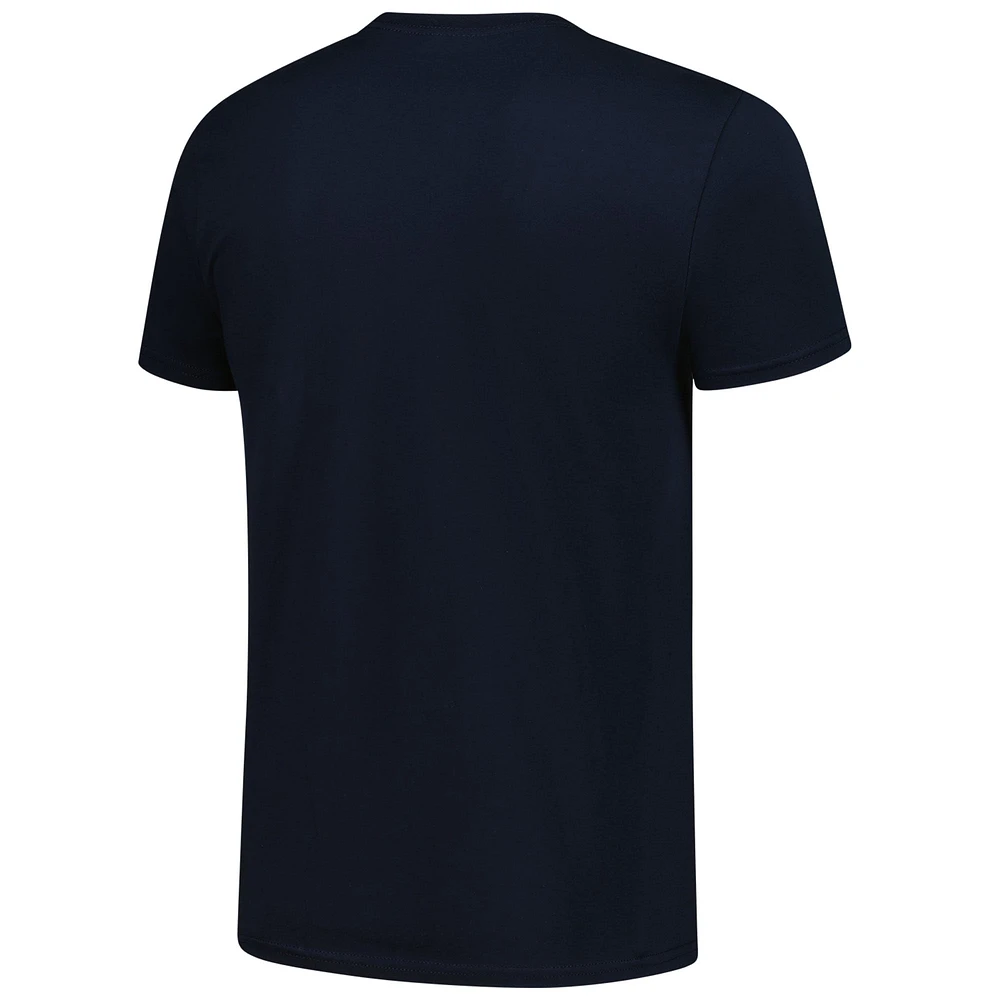 Men's Mitchell & Ness  Navy Michigan Wolverines Elite Script T-Shirt