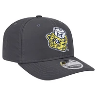 Casquette extensible à boutons-pression 9SEVENTY Michigan Wolverines de New Era pour homme, anthracite