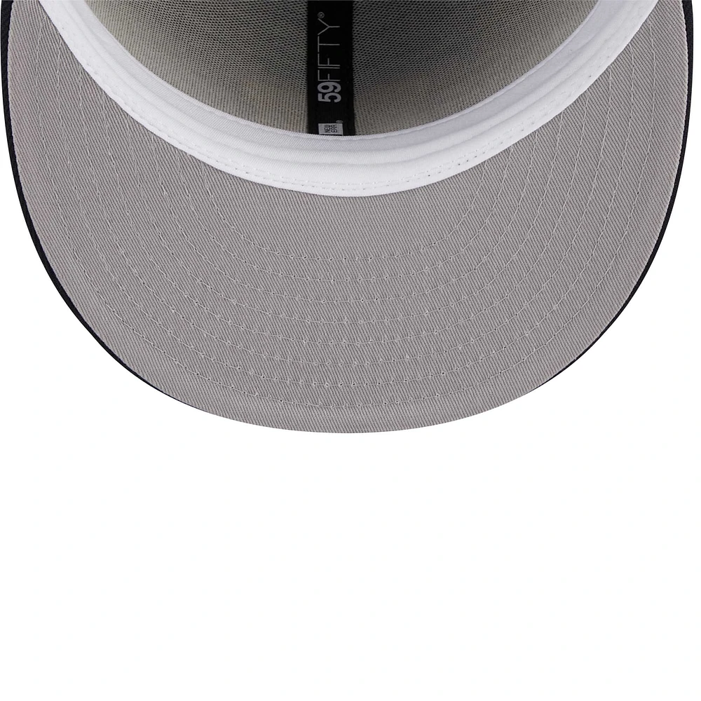 Casquette ajustée 59FIFTY bleu marine des Michigan Wolverines de New Era pour homme