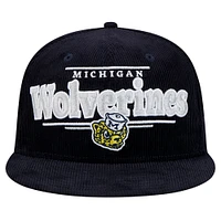 Men's New Era Navy Michigan Wolverines Display 9FIFTY Snapback Hat