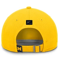 Men's Nike Maize Michigan Wolverines Club Adjustable Hat