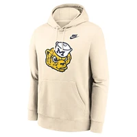 Sweat à capuche Nike Natural Michigan Wolverines Vault pour homme avec logo