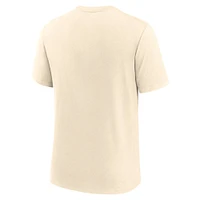 Men's Nike Natural Michigan Wolverines Vault Logo Tri-Blend T-Shirt