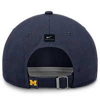 Men's Nike Navy Michigan Wolverines Club Adjustable Hat