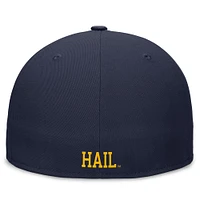 Casquette ajustée Nike Michigan Wolverines Legacy True pour homme bleu marine