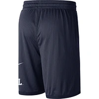 Short de performance Nike Michigan Wolverines Wordmark pour homme, bleu marine