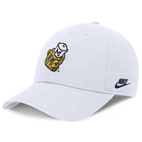 Casquette ajustable Nike blanche Michigan Wolverines Club Swoosh Performance pour homme