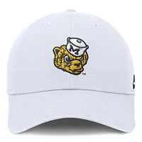 Casquette ajustable Nike blanche Michigan Wolverines Club Swoosh Performance pour homme