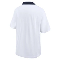 Men's Nike White Michigan Wolverines Jersey Polo