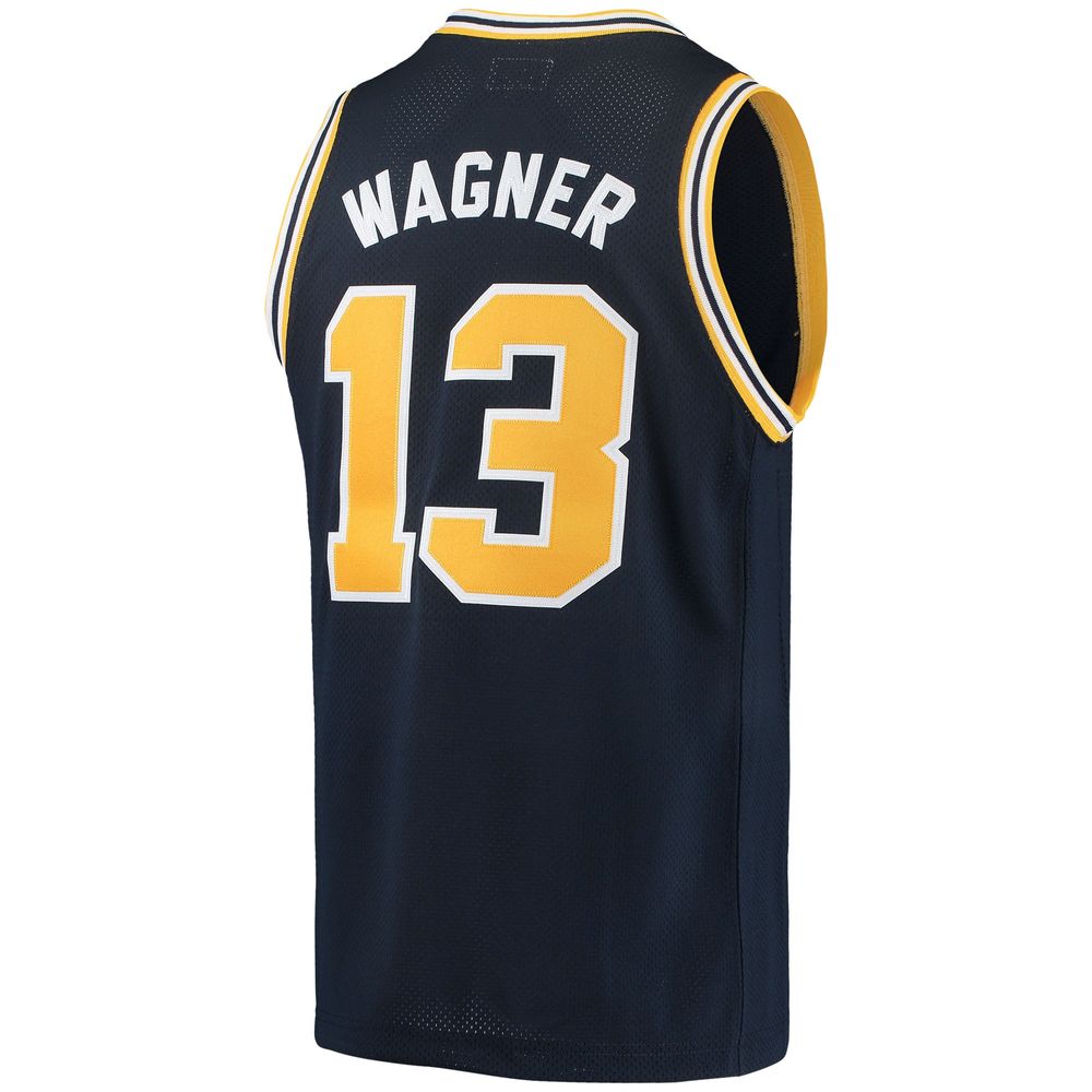 Men's Original Retro Brand Moritz Wagner Navy Michigan Wolverines Alumni Basketball Jersey