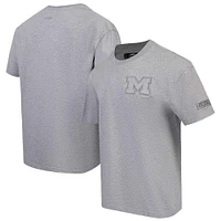 T-shirt neutre Pro Standard gris Michigan Wolverines pour hommes