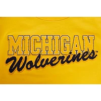 T-shirt classique Pro Standard Maize Michigan Wolverines pour hommes