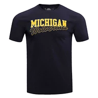 T-shirt classique Pro Standard Navy Michigan Wolverines pour hommes