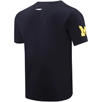 V110751 MICH NAVY MENS PO1 CLASSIC SS TEE TEEMENEMB