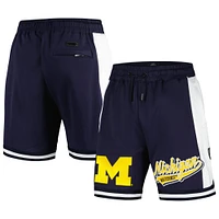 Short Pro Standard bleu marine Michigan Wolverines Script Tail DK 2.0 pour hommes