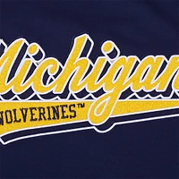 Men's Pro Standard Navy Michigan Wolverines Script Tail T-Shirt