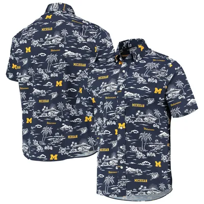 Michigan Wolverines Reyn Spooner Classic Button-Down Shirt - Navy