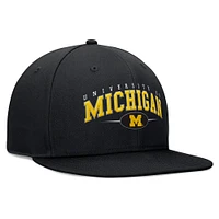 Casquette Snapback Top of the World pour hommes, Michigan Wolverines Bullpen, noir