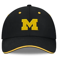 Men's Top of the World Black Michigan Wolverines Release Adjustable Hat