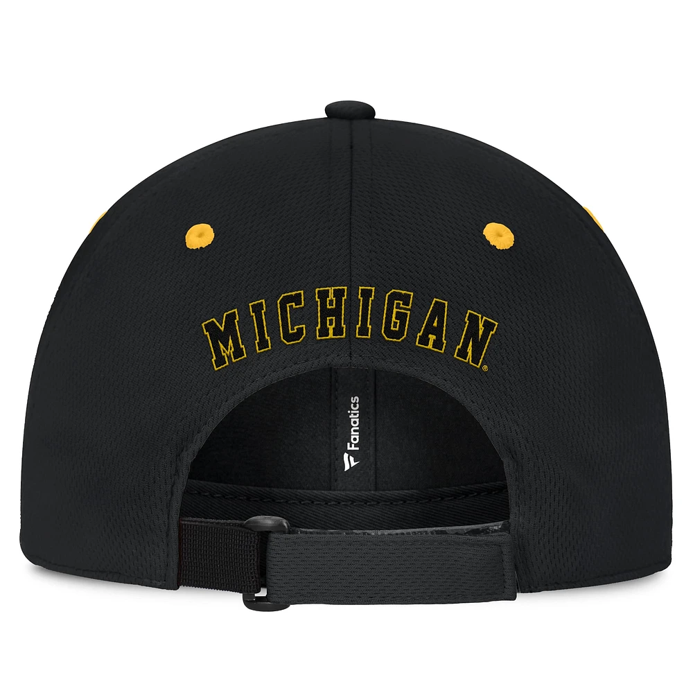 Men's Top of the World Black Michigan Wolverines Release Adjustable Hat