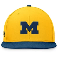 Men's Top of the World Maize/Navy Michigan Wolverines Rally Two-Tone Fitted Hat