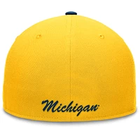 Men's Top of the World Maize/Navy Michigan Wolverines Rally Two-Tone Fitted Hat