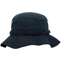 Men's Top of the World Navy Michigan Wolverines Angler Washed Bucket Hat