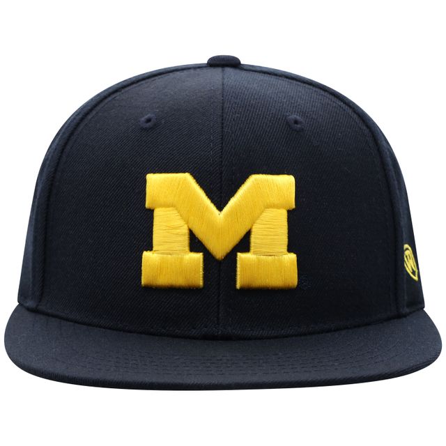 michigan wolverines fitted hat