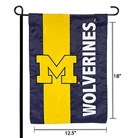 Michigan Wolverines 12.5" x 18" Embellish Garden Flag