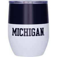 Michigan Wolverines 16oz. Colorblock Stainless Steel Curved Tumbler