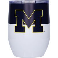 Michigan Wolverines 16oz. Colorblock Stainless Steel Curved Tumbler