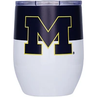Michigan Wolverines 16oz. Colorblock Stainless Steel Curved Tumbler