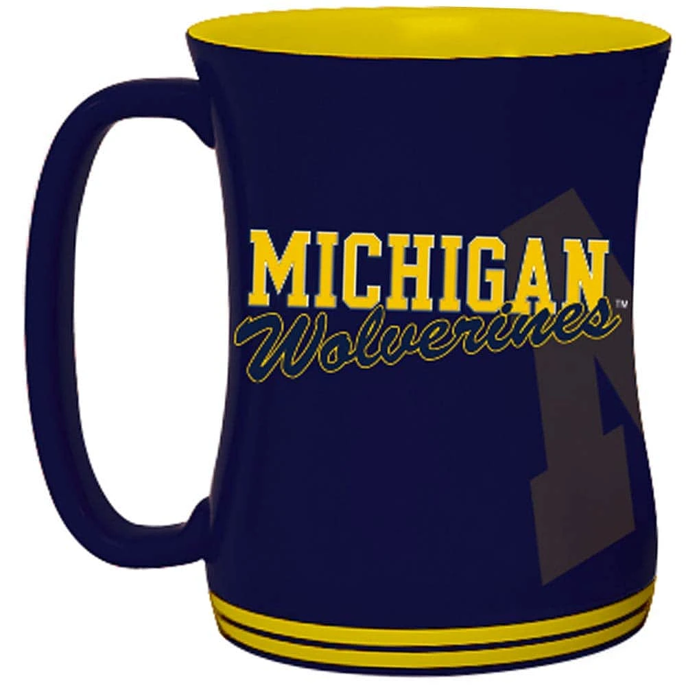 Michigan Wolverines 16oz. Sculpted Barista Mug