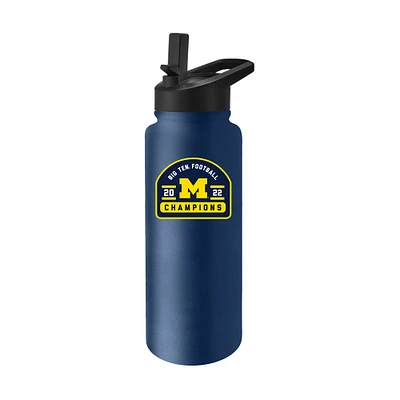 Michigan Wolverines 2022 Big Ten Football Conference Champions 34 oz. Bouteille d'extinction