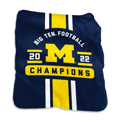 Michigan Wolverines 2022 Big Ten Football Conference Champions 50'' x 60'' Silk Touch Throw Blanket