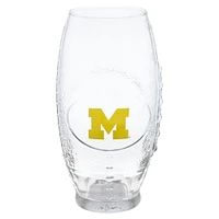 Wolverines du Michigan 23oz. Verre de football