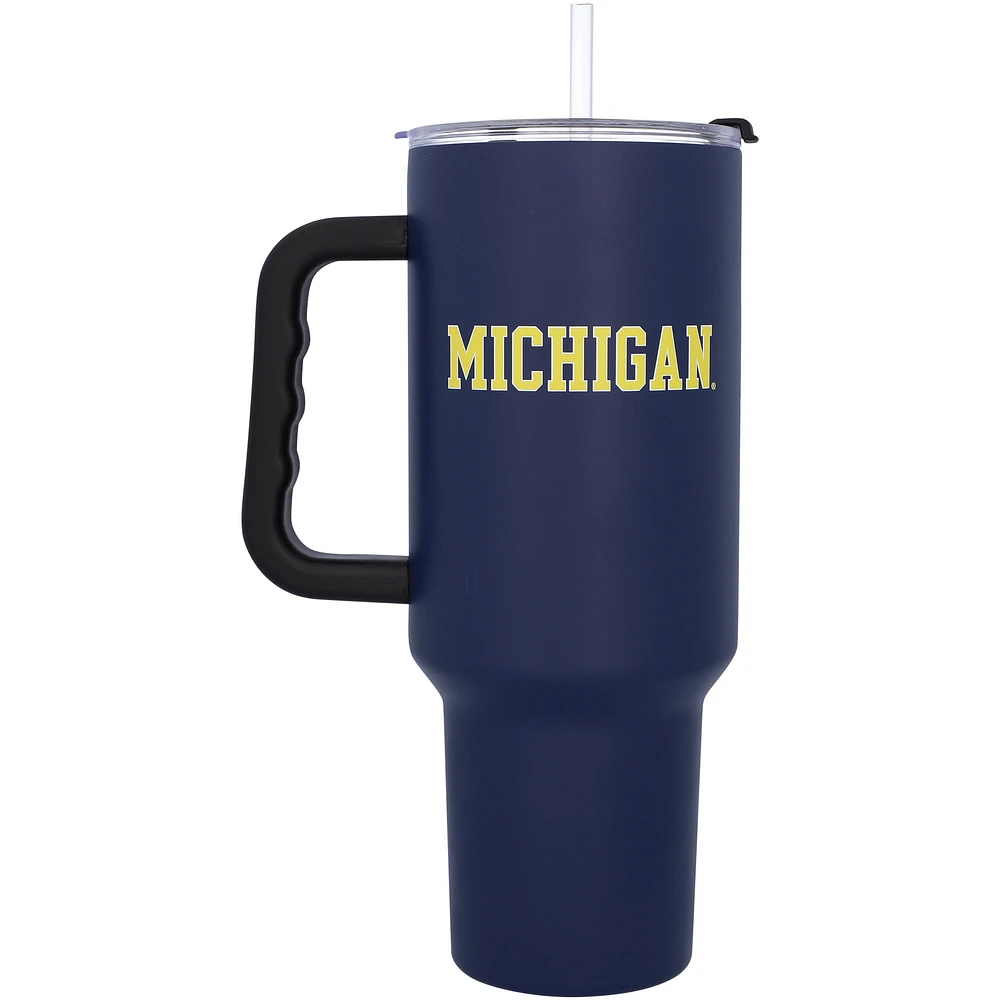 Michigan Wolverines 40oz. Travel Tumbler with Handle