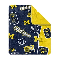 Michigan Wolverines 50” x 60” Dream Weave Throw Blanket