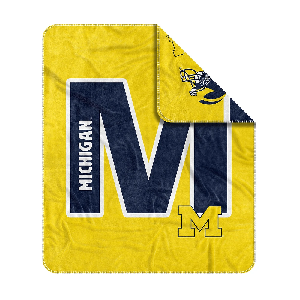 Michigan Wolverines 50” x 60” Dream Weave Throw Blanket